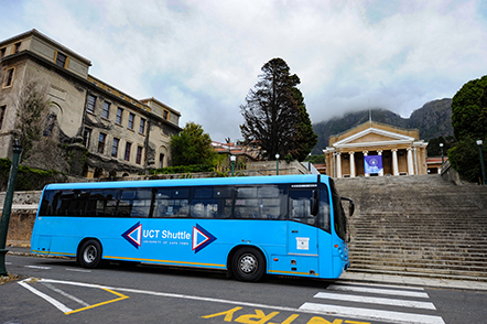 UCT Shuttle on Upper Campus